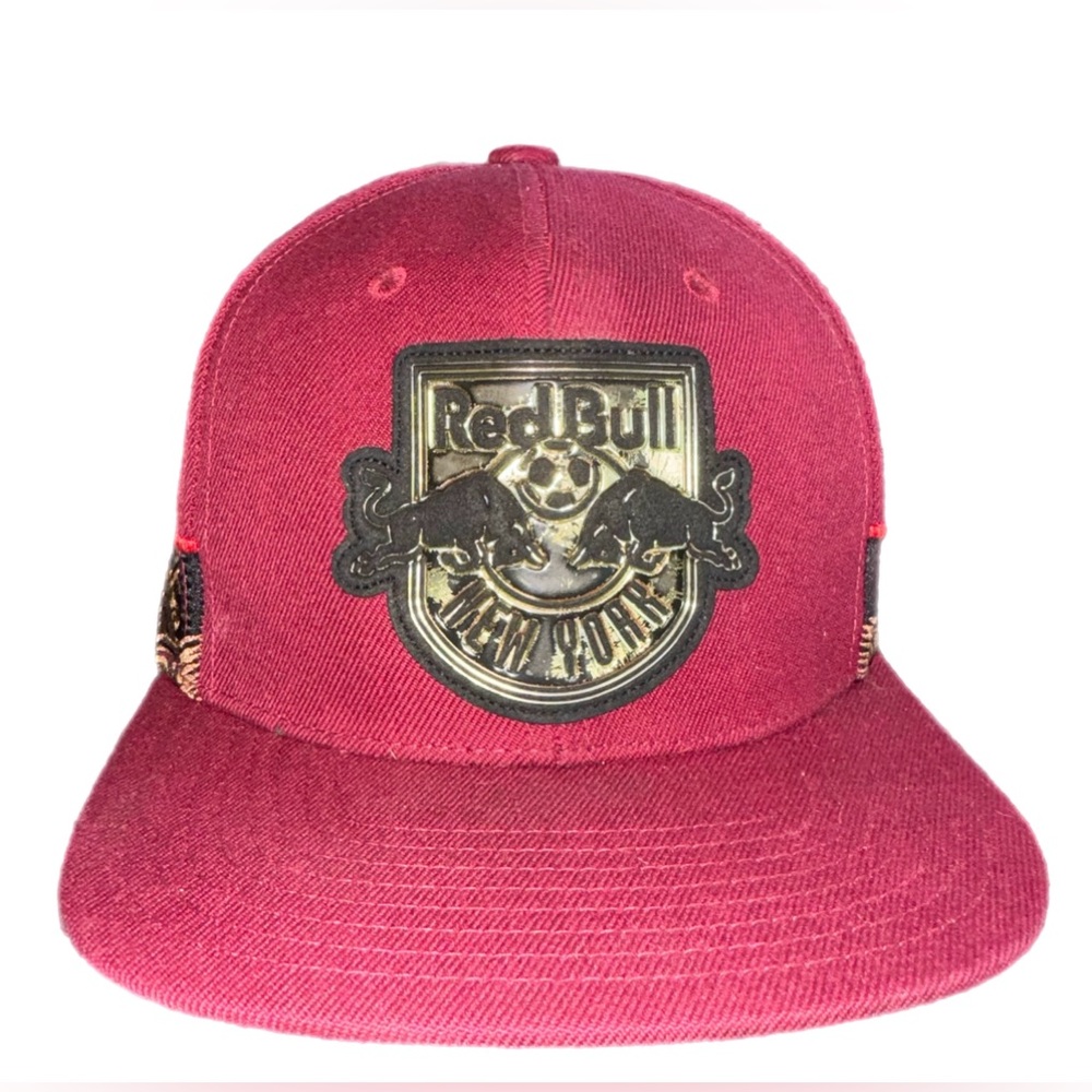 Hats, Snapback Hats, MLS, New York Red Bulls burgundy